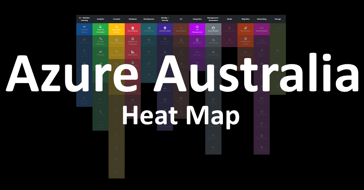 Azure Heat Map: Australia